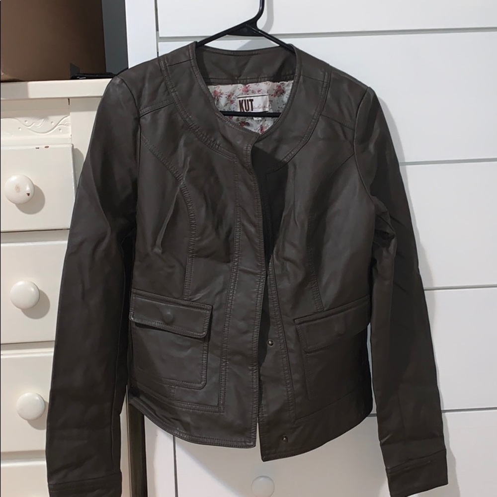 Leather jacket